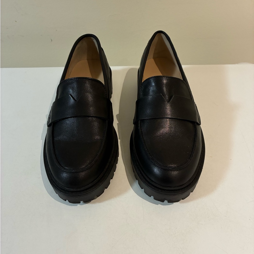 Banana Republic Black Leather Loafers